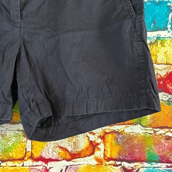J. Crew Factory 5" Chino Broken In Shorts Womens Size 8 Navy Blue Style 21760 - Picture 5 of 6